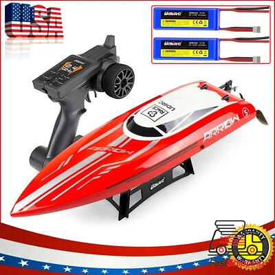 NEW UDI005 RC Boat 2.4G Brushless Remote Control Racing Boat w/ 2 Batteries Toy - Image 1 of 4