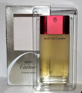 Must de Cartier Clair De Jasmin Eau de Toilette 1.6 fl oz Discontinued NIB Rare - Picture 1 of 5