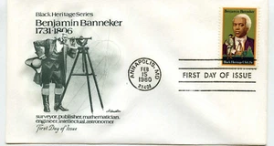 1804 Benjamin Banneker, Black Heritage Series 1980, Artmaster, FDC - Picture 1 of 1