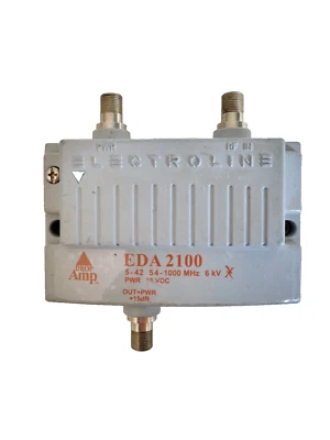 Electroline EDA2100 Drop Amp 54-1000MHz Good Used Condition - Image 1 of 4