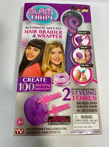 Glam Twirl Automatic and Easy Hair Braider & Wrapper 100 dazzling Hairstyles - Picture 1 of 4