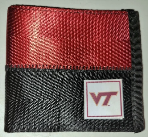 Virginia Tech VT ~NCAA~ Belted Bifold Wallet ~ 100904-VATC ~ NWT Cover