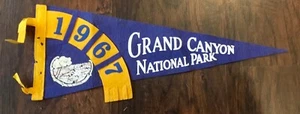 VTG 1967 Grand Canyon Souvenir Felt Pennant Banner 18" X 7" FREE SHIPPING! - Picture 1 of 3