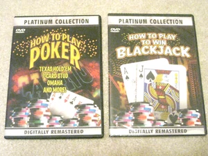 NEU 2 DVDS PLATINUM COLLECTION Wie man Poker spielt + Wie man Blackjack spielt/gewinnt - Bild 1 von 1