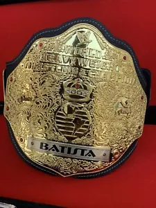 Customize Big Gold World Heavyweight Championship Replica Belt Real Leather - Picture 1 of 8