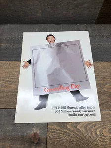Groundhog day originale promo stampa film promo-video store promo 11A - Foto 1 di 5