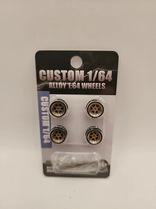 Alufelgen mit Gummireifen Achsteile im Maßstab 1:64 neu im Paket Hot Wheels - Bild 1 von 3