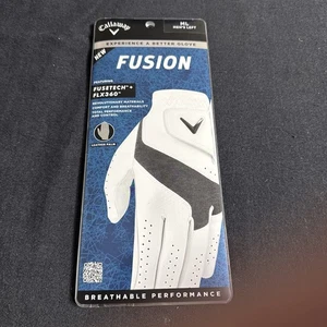 Guante izquierdo Callaway para hombre Fusion Fusetech FLX360 cuero palma transpirable - Imagen 1 de 8