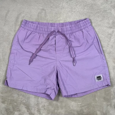 Pantalones Cortos de Natación VANS Para Hombres Medianos Púrpura Cintura Elástica Secado Rápido Tirar Elástico Surf Foto 1 de 4