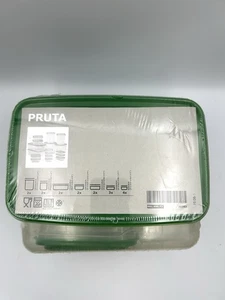 Contenedores Ikea-Pruta Contenedores de comida con tapas, juego de 17 verdes - Imagen 1 de 9