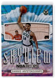 2022-23 Hoops Giannis Antetokounmpo #3 Skyview Holo Milwaukee Bucks - Picture 1 of 2