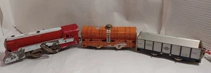 HAFNER WYANDOTTE O BLECH AUFZIEHZUG SET 3-TEILIG, MOTOR 1010, TANKWAGEN funktionstüchtig - Bild 1 von 16