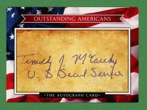 Timothy McCarthy Secret Service Agent, Ron Reagan Signed Trading Card E28148 - Picture 1 of 2