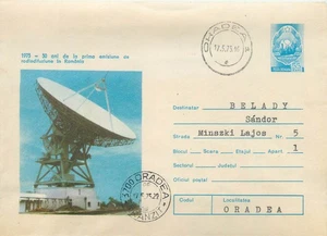 E0060 Romania FDC 1975 anniversary of the first radio broadcast in Romania - Picture 1 of 2