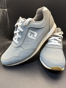 FootJoy Flex XP Golf Shoes Men’s 8M Gray Gum Sole Waterproof Spikeless Sneakers - Picture 1 of 7