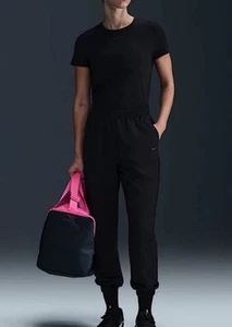 $65 NIKE Women's dri-FIT High Waisted 7/8 Joggers HJ1050-010 -Black-Small-New - Picture 1 of 6