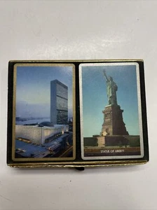 Statue of Liberty & United Nation Building Set Playing Cards Kentucky Derby New - Picture 1 of 9