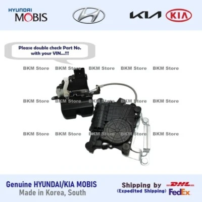 Conjunto de pestillo de puerta trasera eléctrico genuino 81230D3100 para Hyundai Tucson 2016-2021 Foto 1 de 4