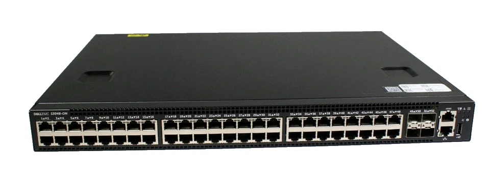 New Dell PowerSwitch S3048-ON 48x 1GbE RJ45 4x 10Gb SFP+ Rails Normal-Airflow - Image 1 of 1