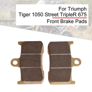 Front Brake Pads For Triumph Tiger 1050 Sport 2013-21 Street TripleR 675 2009-16 - Picture 1 of 11