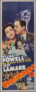 Crossroads (1942) Crime William Powell Hedy Lamarr DVD Public domain (Disc Only) - Picture 1 of 2