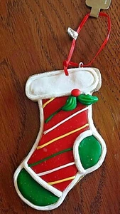 CHRISTMAS Gingerbread Cookie ~ STOCKING ORNAMENT NEW Xmas Tree Decoration ROMAN - Picture 1 of 11