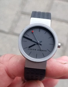 Genuine Vintage Danish JACOB JENSEN Max René TITANIUM Grey Dial Women's Watch * - Picture 1 of 11
