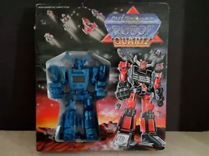 Avi France Robot Quartz Robot Puzzle Clock Blue Transformers Gobots Figure - Picture 1 of 12