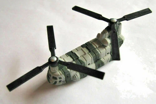 CH-47 Chinook микро Hot Wheels транспорт вертолет зеленый джунгли камуфляж VG - Изображение 1 из 1