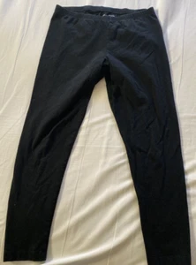 Leggings Black, Activewear, Stretch, Girls Large - Picture 1 of 1
