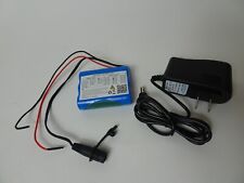 12V Rechargeable Battery With Charger 3000 mAh For Dirt Bike Headlight RC Led US