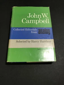 John W. Campbell:Collected Editorials from Analog -1966-1st Ed, Vtg H/C Book DJ - Picture 1 of 12