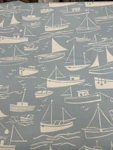 harlequin fabric Sail Away Col.soft Blue 6mtrs - Picture 1 of 8