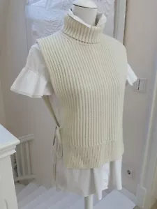 Dorothee Schumacher Pullunder Farbe: Weiß , Größe: 4 Neu mit Etikett - Bild 1 von 10