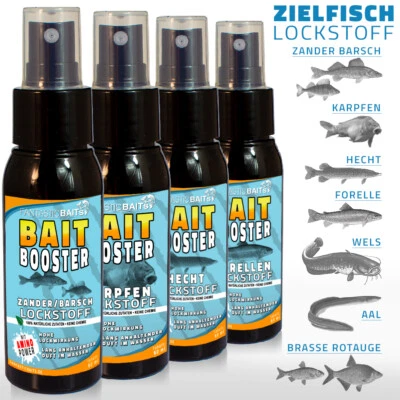 Zielfisch Lockstoff Köder Spray Lockmittel Aroma Forelle Karpfen Raubfisch Aal - Bild 1 von 4
