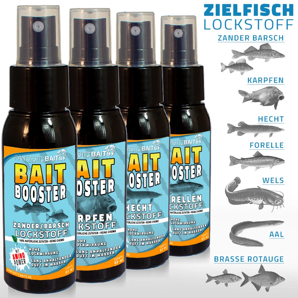 Zielfisch Lockstoff Köder Spray Lockmittel Aroma Forelle Karpfen Raubfisch Aal - Bild 1 von 4