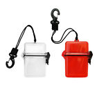 2Pcs / Set   Durable   Waterproof   Dry   Box   Case   with   String ,  Clip