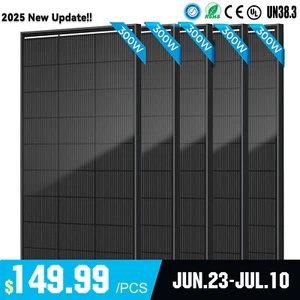 300W 600W 900W 1200W Watt Solar Panel Mono 12V Charger RV Home Off-Grid Boat - Picture 1 of 12