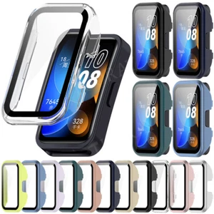Do Huawei Watch Band 10 10 NFC 9 9 NFC 8 8 NFC Futerał ochronny PC + szklana pokrywa - Zdjęcie 1 z 101
