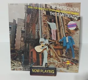 The Impressions- This Is My Country 1968 LP Get Back GET8001 180g Reissue Curtis - Picture 1 of 2