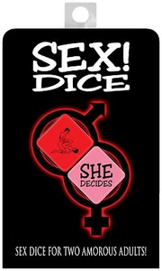 Sesso! Dadi | Gioco di dadi sexy per coppie - Lascia che sia il morto a decidere! - Foto 1 di 3