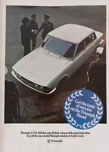 Triumph 2.5 PI, vintage original magazine print from 1970's. - Picture 1 of 1