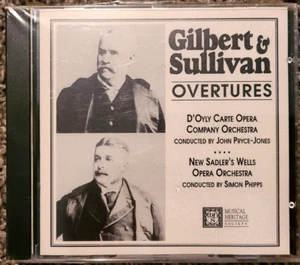 Gilbert & Sullivan Overtures D'Oyly Carte Opera CD 1992 Musical Heritage Soc. - Imagen 1 de 1