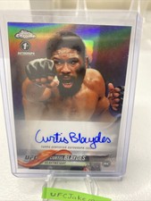Curtis Blaydes 2018 Topps UFC Chrome Refractor Auto Autograph Rookie  #FA-CBL