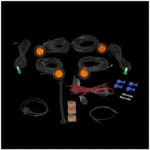 UTV TURN SIGNAL KIT FRONT AND REAR COMPLETE SET & FLASHER WITH DASH INDICATOR - Bild 1 von 6