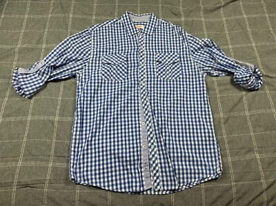 Camisa Michael Brandon Talla Grande Manga Larga Abotonada Foto 1 de 4