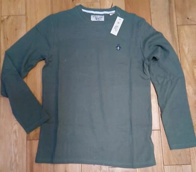 ORIGINAL MENS PENGUIN LONG SLEEVE TOPS SIZE SMALL TO XLARGE - Image 1 of 4