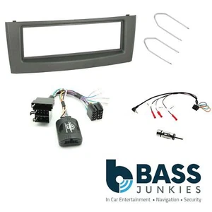 Fiat Grande Punto 2005 Car Radio GREY Fascia & JVC Steering Wheel Stalk CTKFT03 - Picture 1 of 1