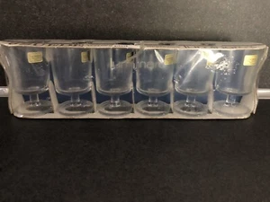 VINTAGE LUMINARC - 6 Verre modèle suède N*5 10CL Neuf - Imagen 1 de 6