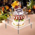 Acrylic Cake Stand Cupcake Holder Dessert Display Rack for Garden Parties